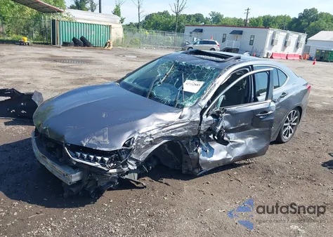 2018 Acura Tlx Tech Pkg из США, поврежденный, VIN 19UUB2F53JA012859